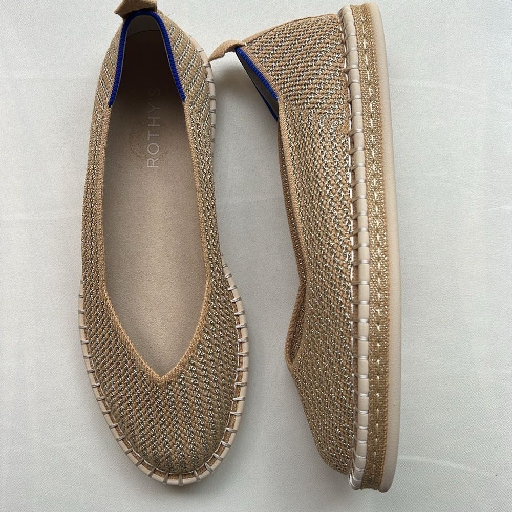 Rothy's The Espadrille Gold Stripe - Picture 8 of 17